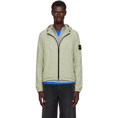 Stone Island Beige Q100020 Ultralight Nylon Stretch-tc Jacket In Neutral