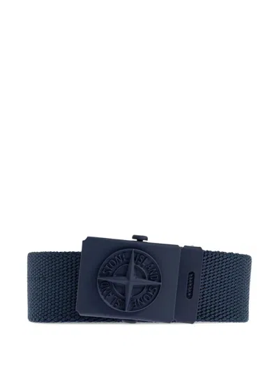 Stone Island Kids' Belt In Green