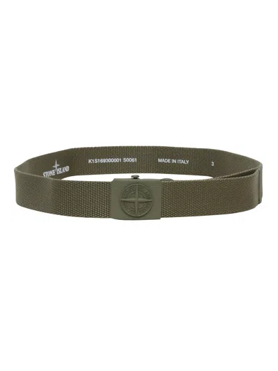 Stone Island Kids' Belt In Brown