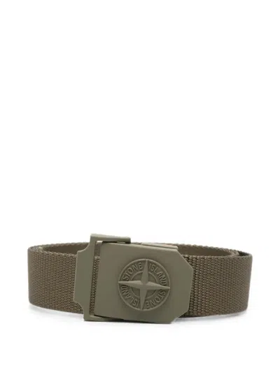 Stone Island Belt Classic "classic Belt" In Green