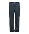 Stone Island Belt-loop Casual Pants In Black