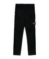 Stone Island Belt-loop Casual Pants In Black