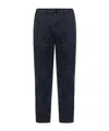 Stone Island Belt-loop Casual Pants In Blue