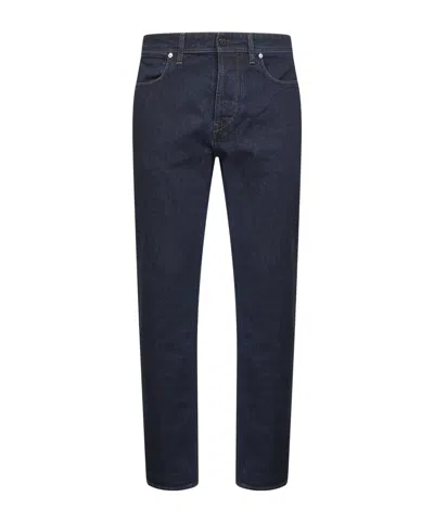 Stone Island Regular-straight-fit Five-pocket Jeans With Rinsed Finish In Blue