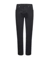 Stone Island J100007 Stretch Black Denim-rinsed Jeans In Black
