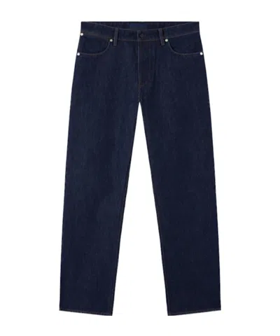 Stone Island Regular-straight-fit Five-pocket Jeans With Rinsed Finish In Blue
