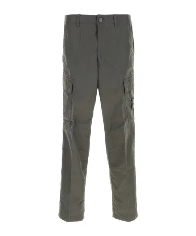STONE ISLAND STONE ISLAND POCKET DETAIL STRAIGHT LEG TROUSERS