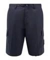 Stone Island Belt-loop Shorts In Blue