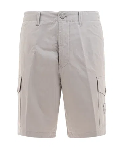 Stone Island Belt-loop Shorts In Gray