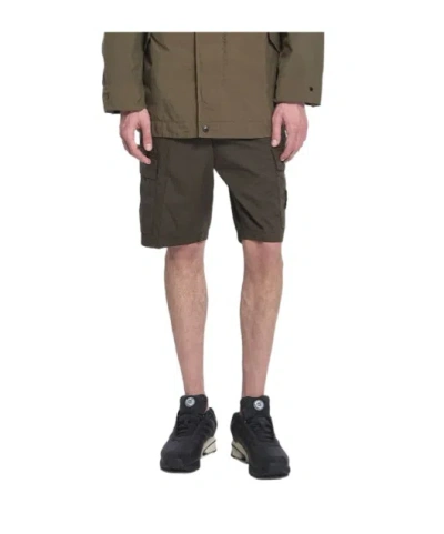 Stone Island Belt Loop Shorts In Military Green
