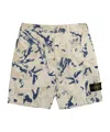 Stone Island Cotton Shorts In Nude