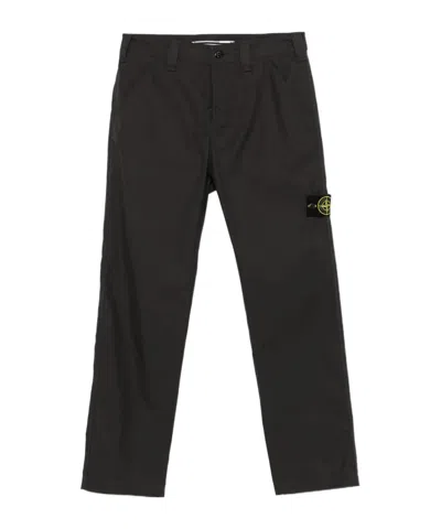 Stone Island Belt Loop Track Pants In Charcoal-grey