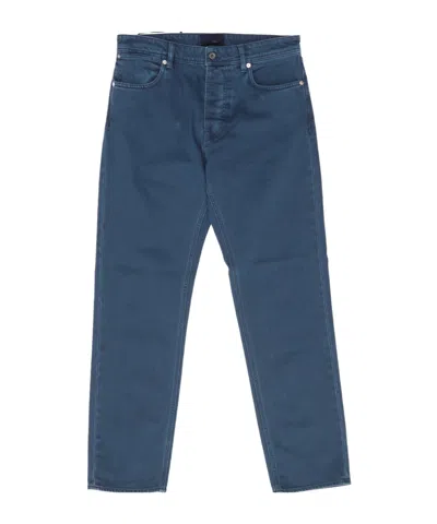 Stone Island Belt Loops Jeans In Blue