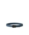 Stone Island Belt With Debossed Buckle And Leather Detail