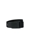 Stone Island Belt With Debossed Buckle And Leather Detail