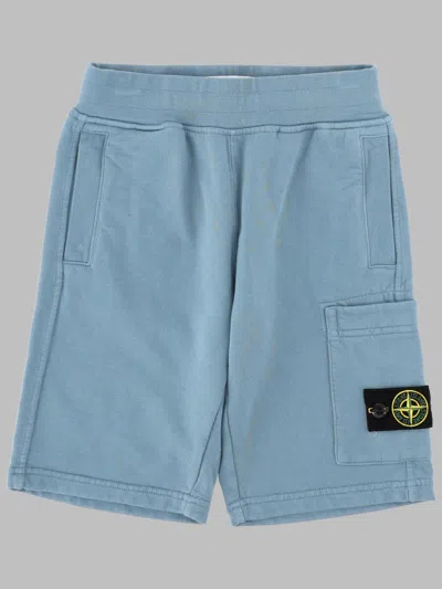 Stone Island Kids'  Bermuda Con Logo In Multi