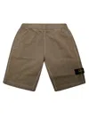 Stone Island Bermuda Felpa Malfile In Beige