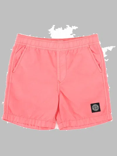 Stone Island Bermuda Regular In Pink