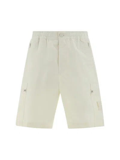 Stone Island Bermuda Shorts In Bco Naturale