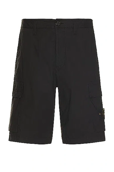 Stone Island Bermuda Shorts In Black