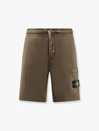 Stone Island Bermuda Shorts In Green