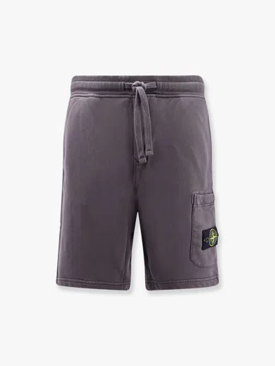 Stone Island Bermuda Shorts In Grey
