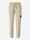 Stone Island Patch-pocket Drawstring Trousers In Neutral