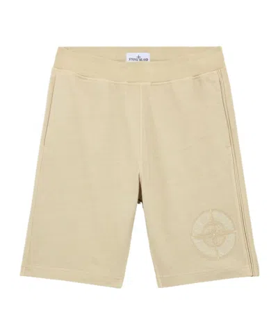 Stone Island Bermuda Shorts In White