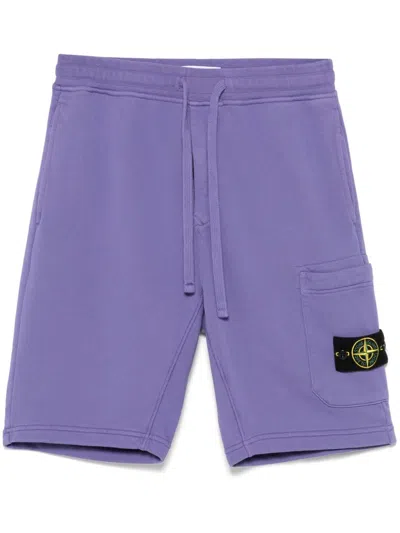 STONE ISLAND STONE ISLAND BERMUDA SHORTS WITH LOGO