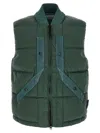 Stone Island Stand-collar Down Vest In Multi