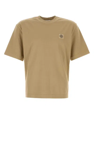 Stone Island Biscuit Cotton T-shirt