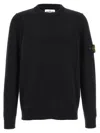 Stone Island Cotton Sweatshirt In Black