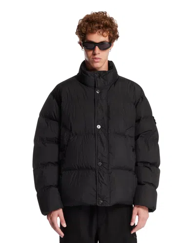 Stone Island Black 4100109 Crinkle Reps Ny Down Jacket