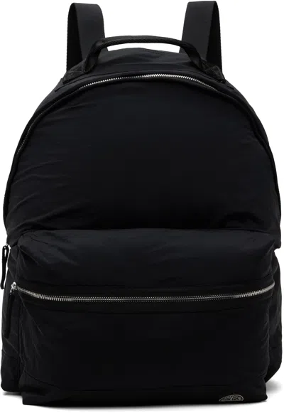 Stone Island Black 9200014 Coated Nylon Metal Econyl Backpack