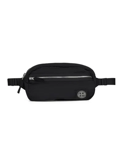Stone Island Black Belt Bag