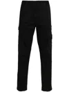 Stone Island Black Cargo Pants In Black