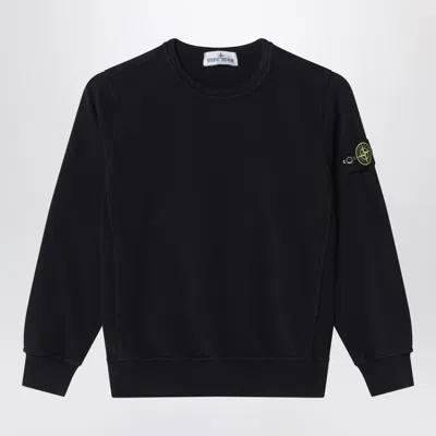 Kids' Black Cotton Crewneck Sweatshirt from TheDoubleF