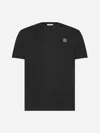 Stone Island Short-sleeved T-shirt With Compass Logo Patch
