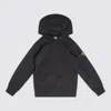 Stone Island Black Cotton Sweatshirt In Black