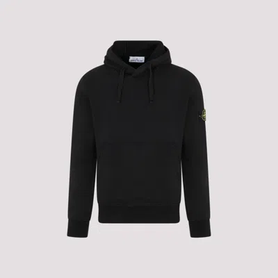 Stone Island Black Cotton Sweatshirt