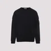 Stone Island Cotton Sweatshirt In Black