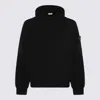 Stone Island Oversized Hoodie With Raglan Sleeves In Black