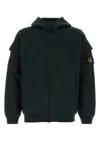 Stone Island Midnight Blue Cotton Sweatshirt In Black