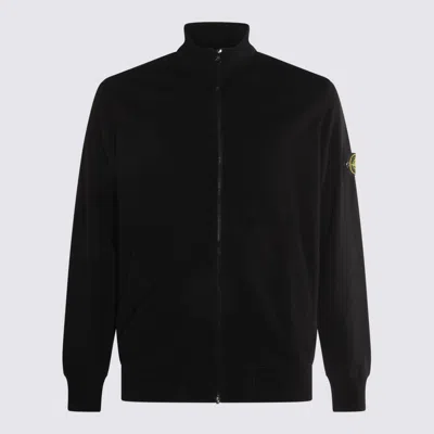 Stone Island Black Cotton Sweatshirt