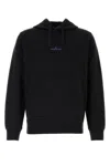 STONE ISLAND BLACK COTTON SWEATSHIRT