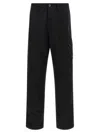 Stone Island Comfortable Cargo Style Trousers Featuring Pockets In Black