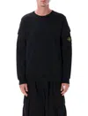 Stone Island 5100072 Lambswool Sweater In Black