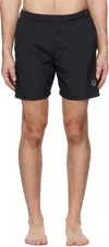 Stone Island Black Crinkled Swim Shorts In A0029 Black