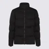 Stone Island Nylon Down Jacket In Black
