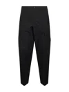 Stone Island Black Ghost Piece Cargo Trousers In Black